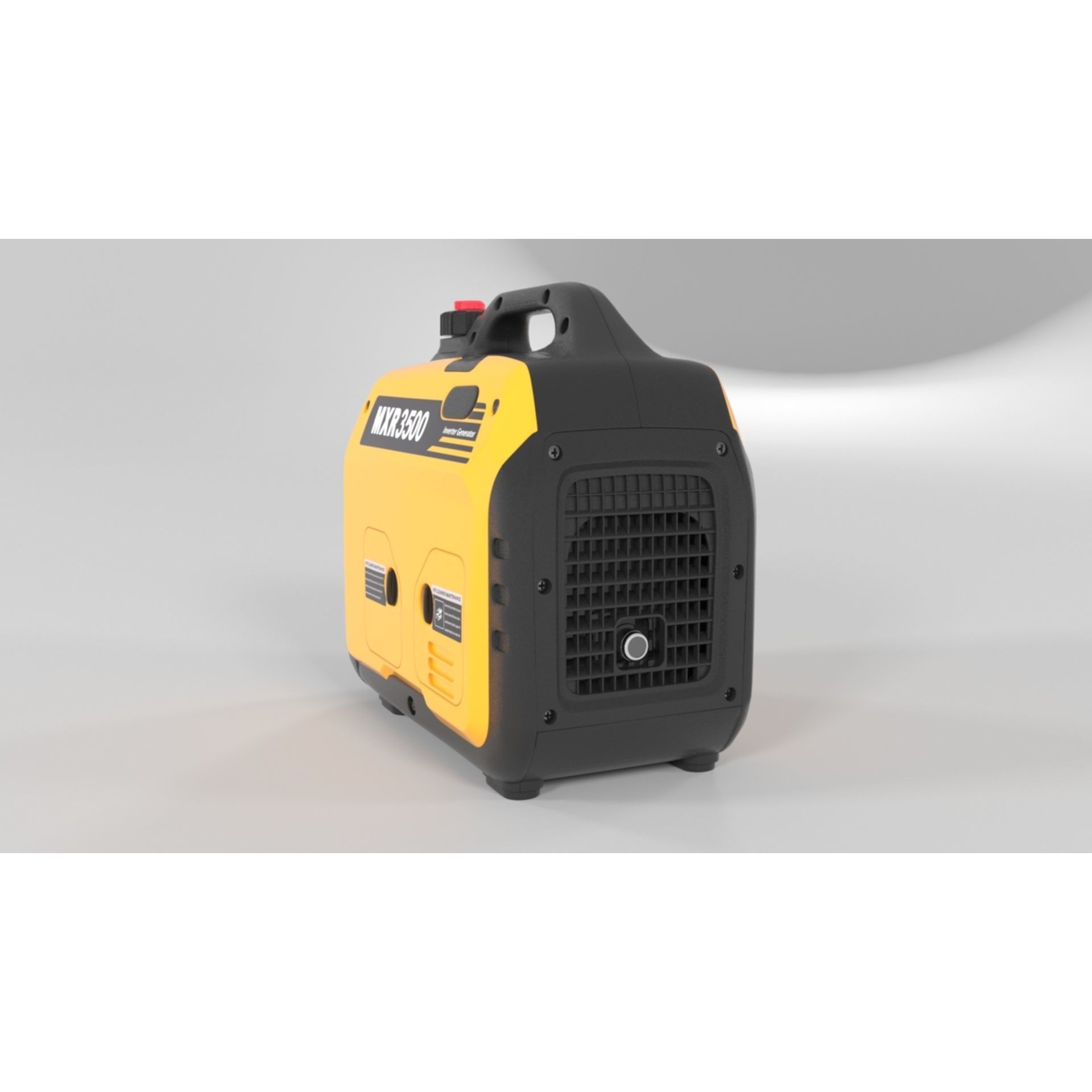 maXpeedingrods Portable Inverter Generator - Low-Poly Game-Ready 3D Model - View 3