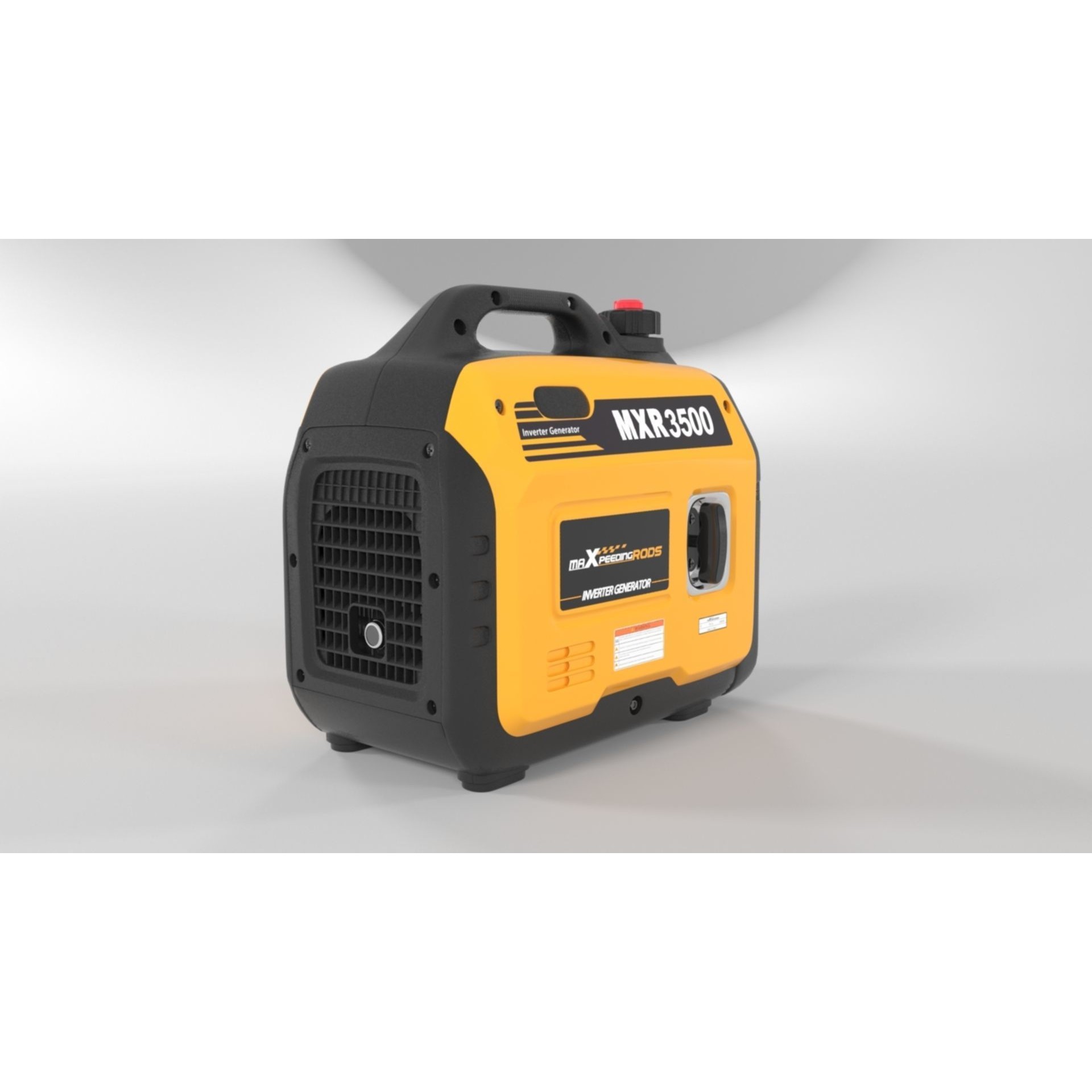 maXpeedingrods Portable Inverter Generator - Low-Poly Game-Ready 3D Model - View 5