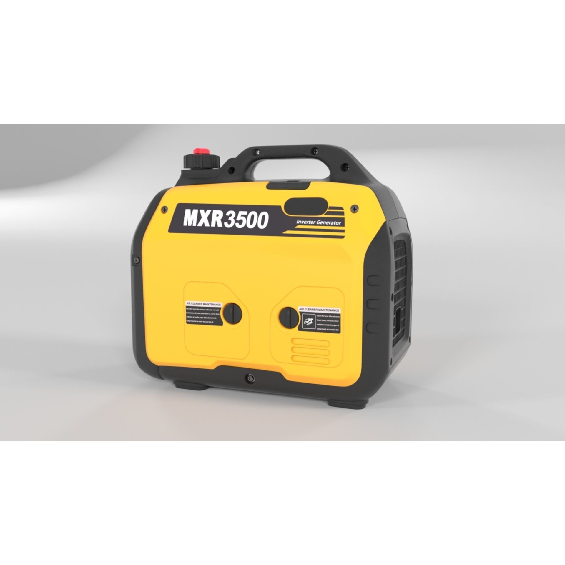 maXpeedingrods Portable Inverter Generator - Low-Poly Game-Ready 3D Model - View 9