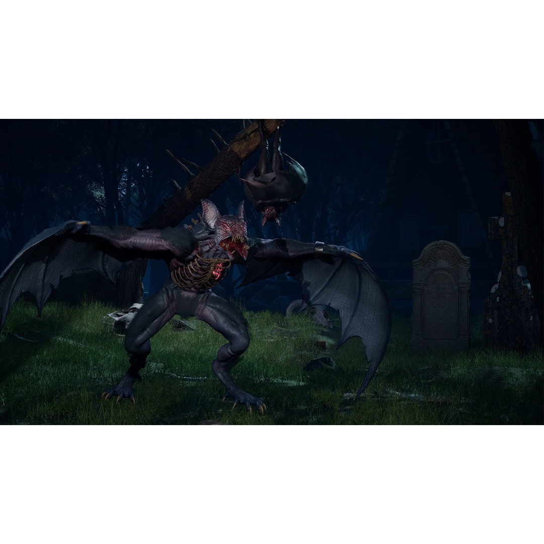 Mutant Bat 3D Model – Low Poly Animated Fantasy Character, FBX - View 3