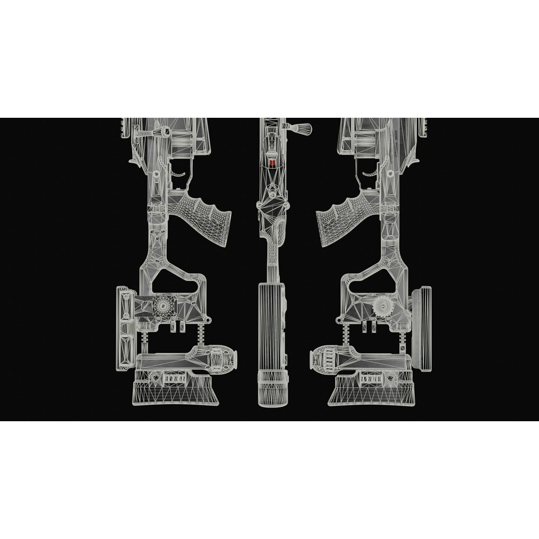 Blaser R93 XTEK Limited Australia 3D Model – Low Poly Game Asset, FBX
