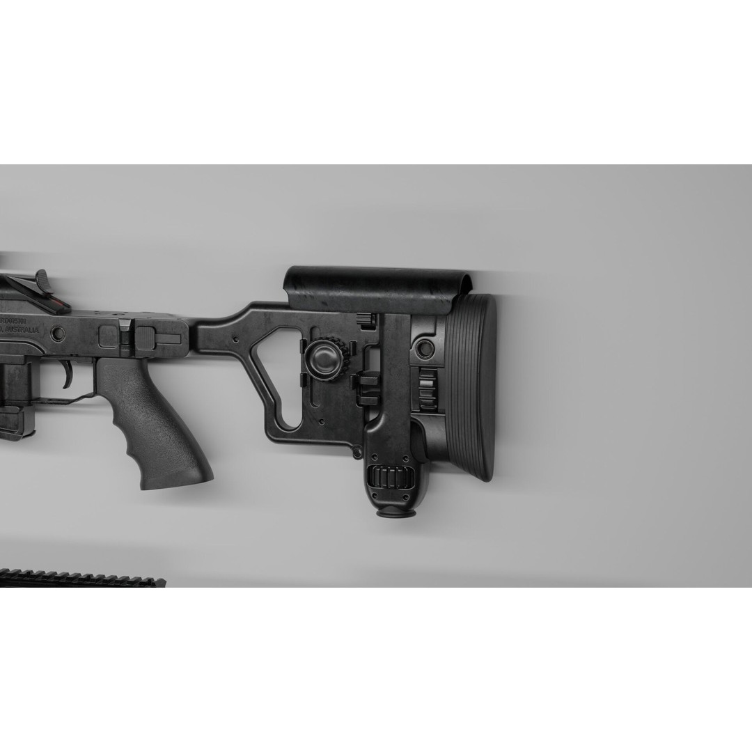 Blaser R93 XTEK Limited Australia 3D Model – Low Poly Game Asset, FBX - View 19