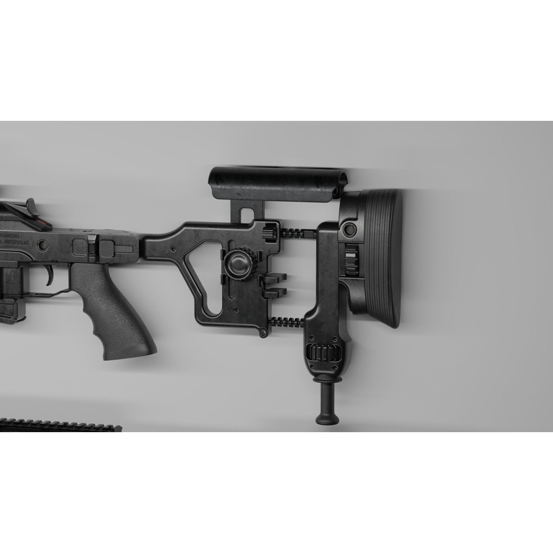 Blaser R93 XTEK Limited Australia 3D Model – Low Poly Game Asset, FBX - View 20