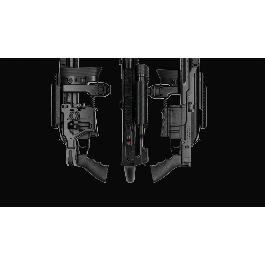 Blaser R93 XTEK Limited Australia 3D Model – Low Poly Game Asset, FBX - View 29