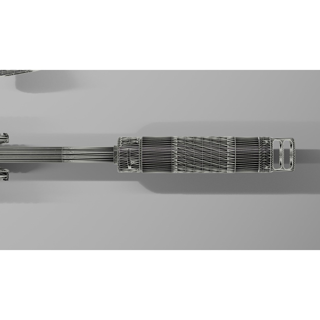 Blaser R93 XTEK Limited Australia 3D Model – Low Poly Game Asset, FBX - View 40