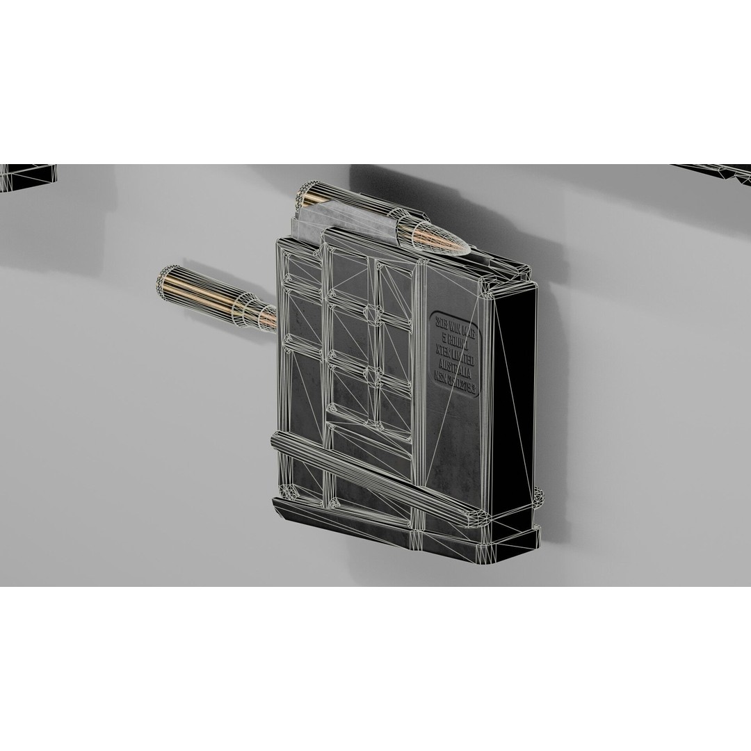 Blaser R93 XTEK Limited Australia 3D Model – Low Poly Game Asset, FBX - View 54
