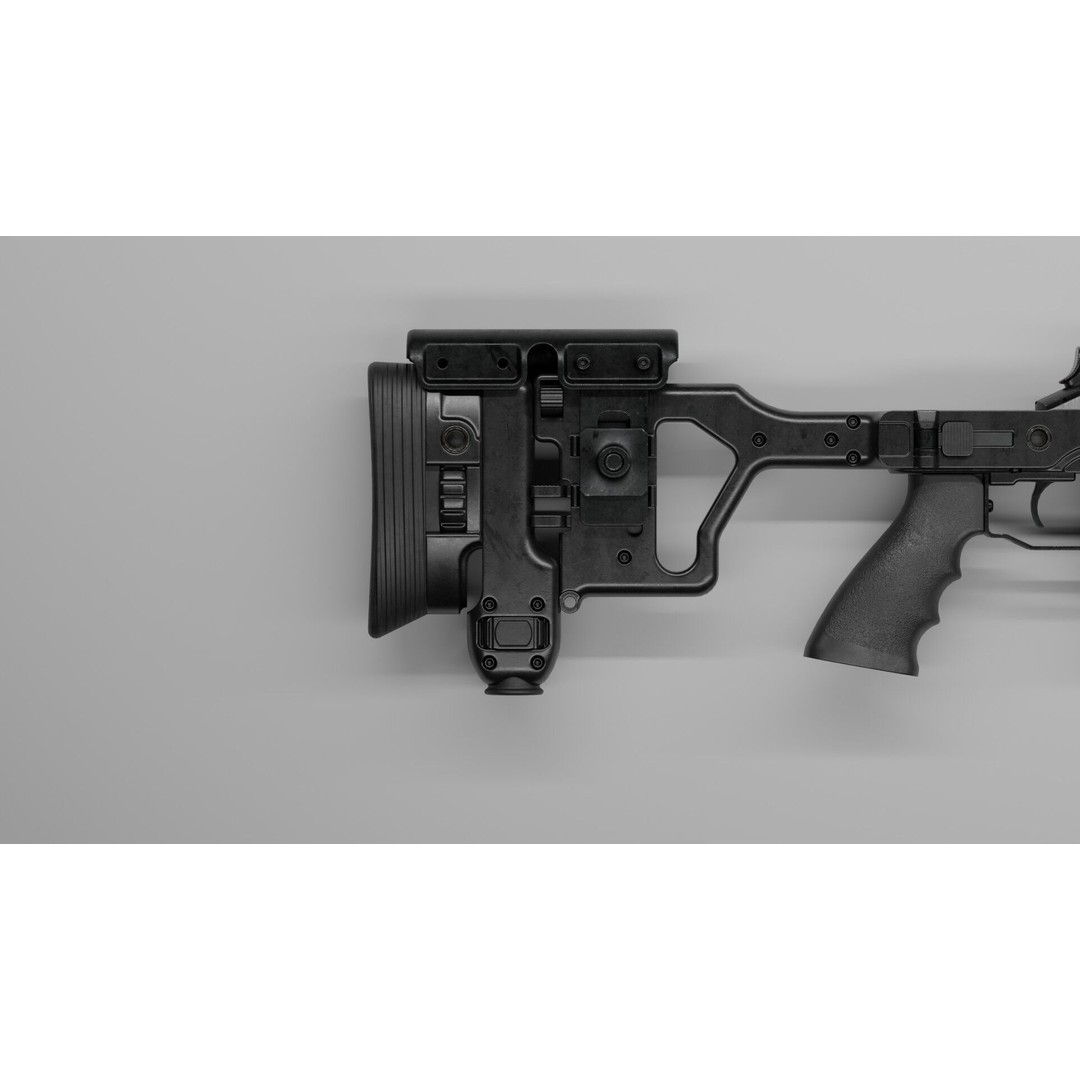 Blaser R93 XTEK Limited Australia 3D Model – Low Poly Game Asset, FBX - View 7