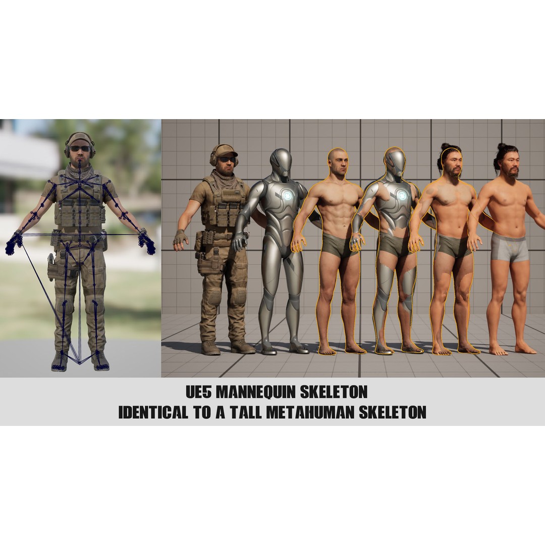 Modular Military Soldier 3D Model – Low Poly Game Ready Character, FBX - View 19