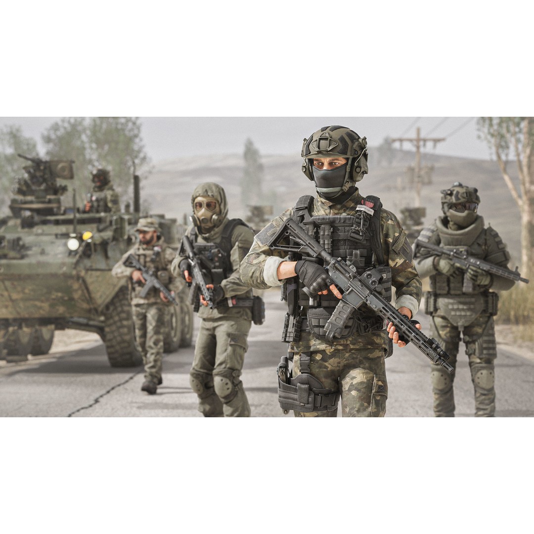 Modular Military Soldier 3D Model – Low Poly Game Ready Character, FBX - View 5