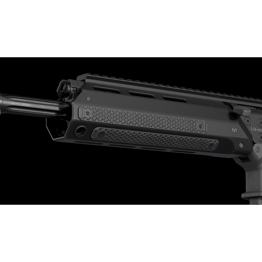 RailScales M-LOK Railcovers 3D Model – Low Poly Tactical Asset, FBX - View 13