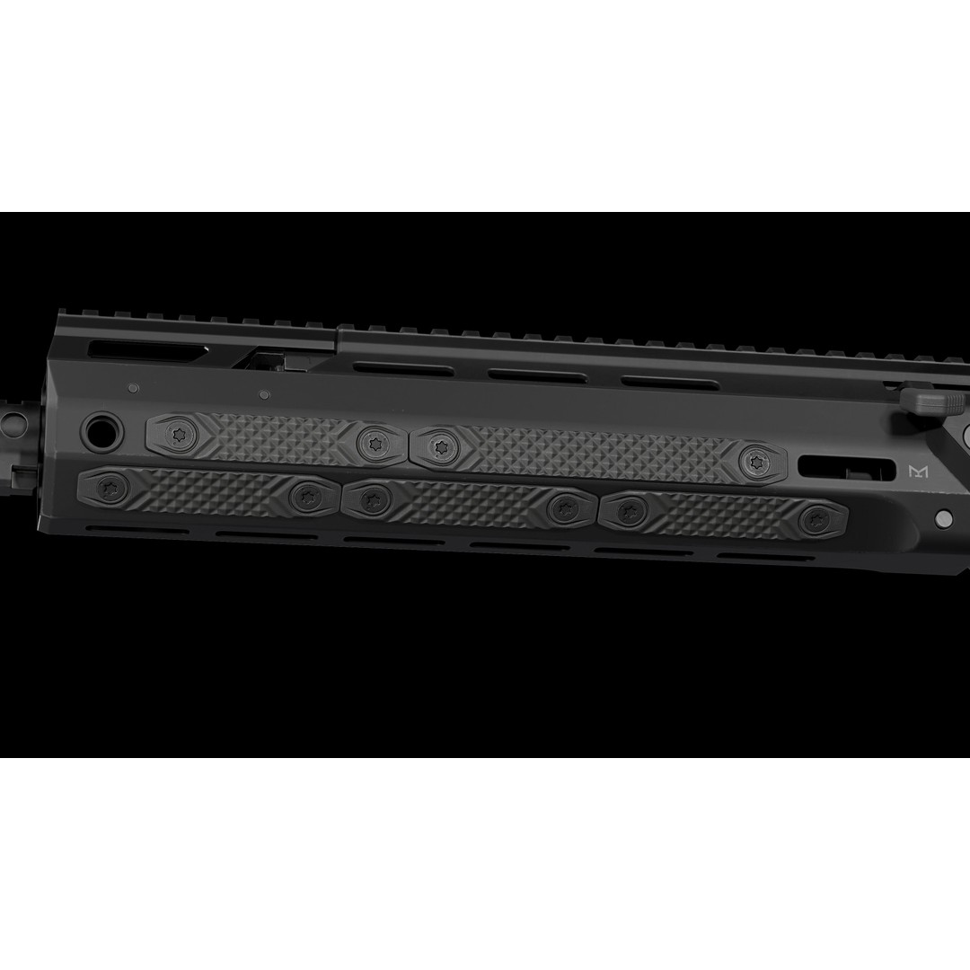 RailScales M-LOK Railcovers 3D Model – Low Poly Tactical Asset, FBX - View 14