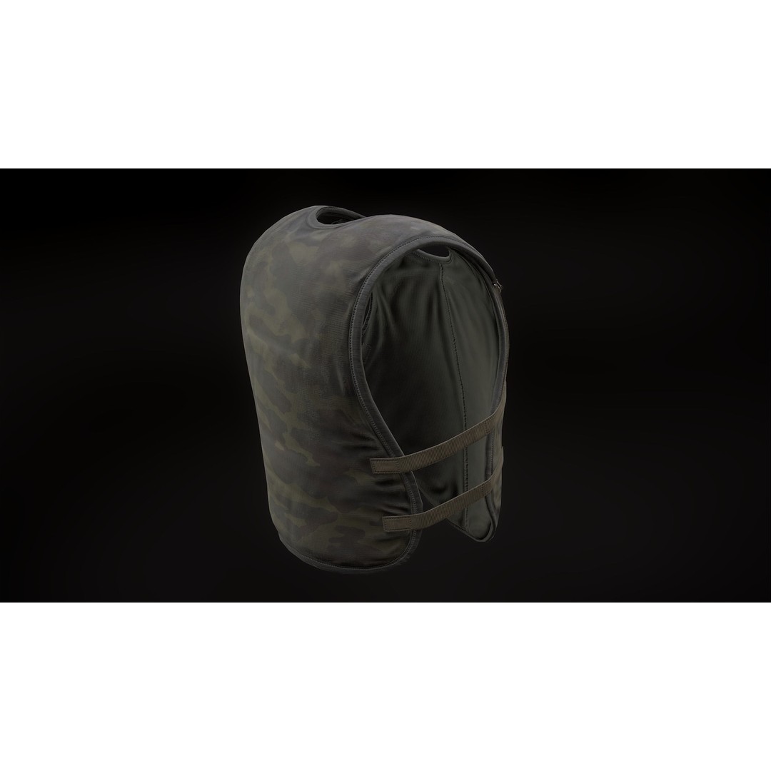 6B2 Body Armor 3D Model – Low Poly Game-Ready Asset, FBX - View 10