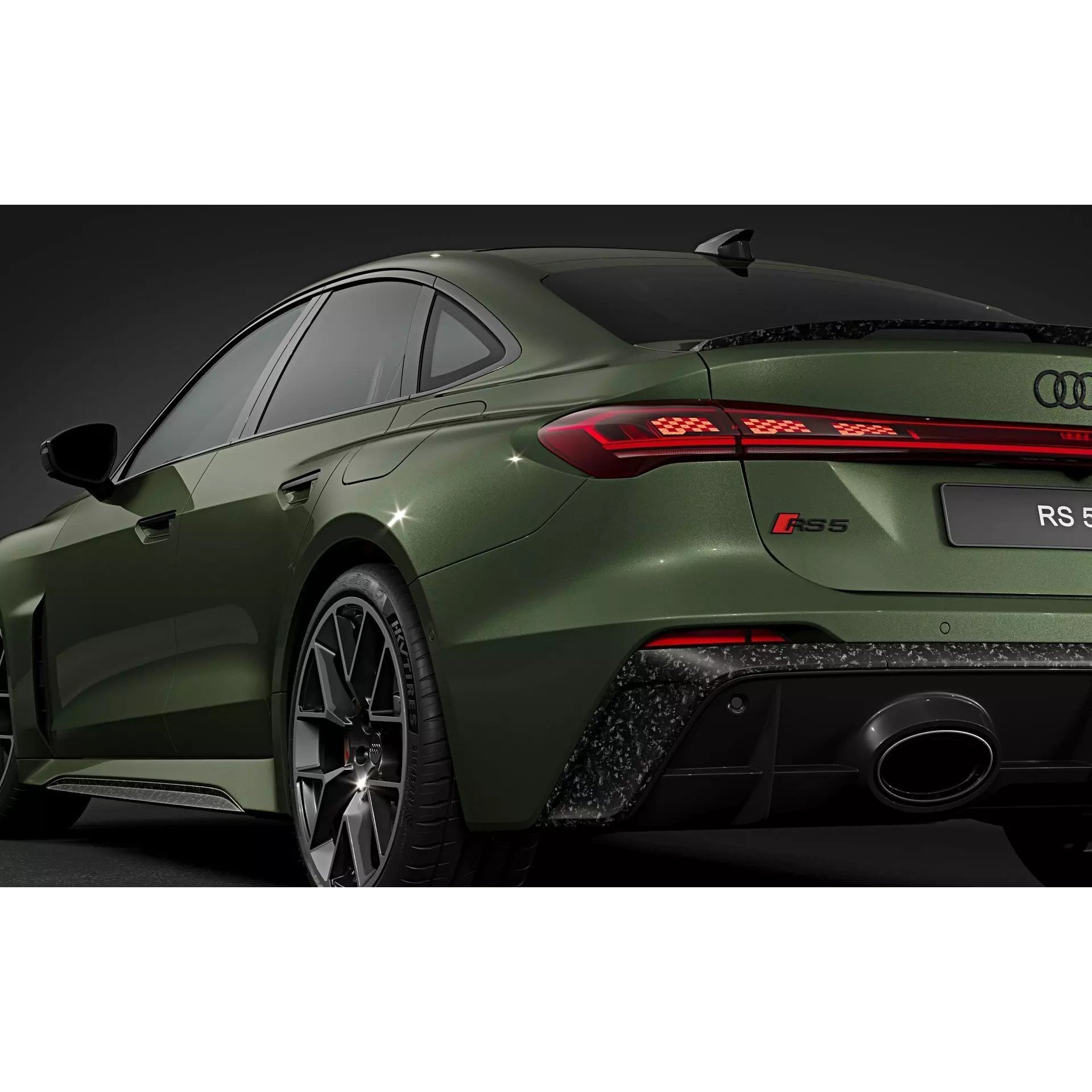 2027 Audi RS5 Sedan - High-Quality 3D Model - View 11