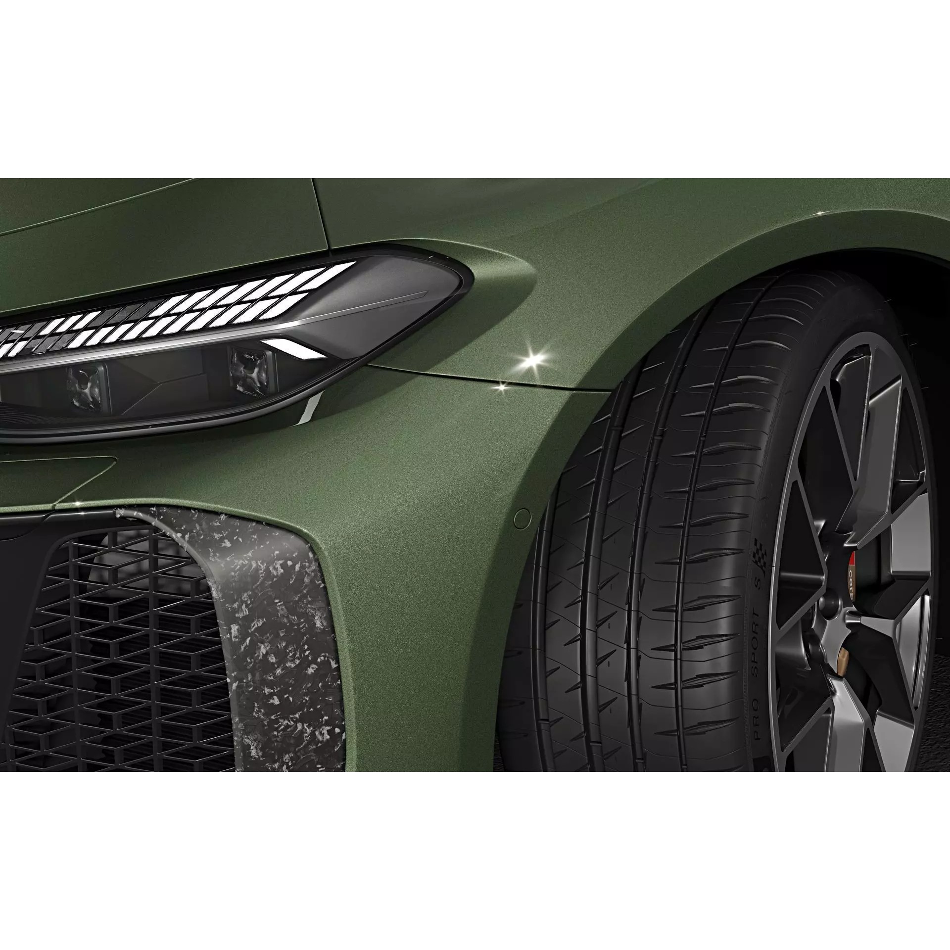 2027 Audi RS5 Sedan - High-Quality 3D Model - View 14