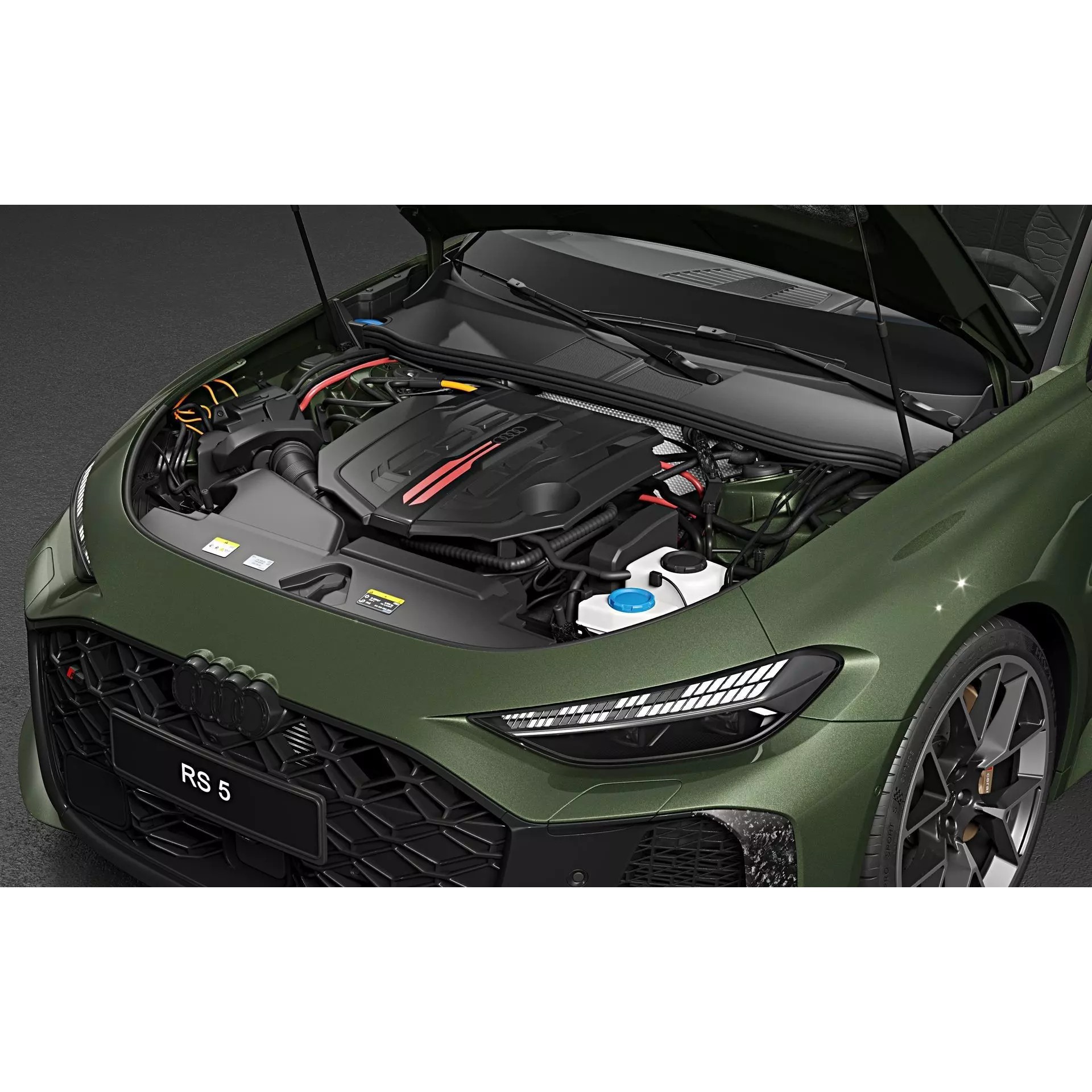 2027 Audi RS5 Sedan - High-Quality 3D Model - View 16