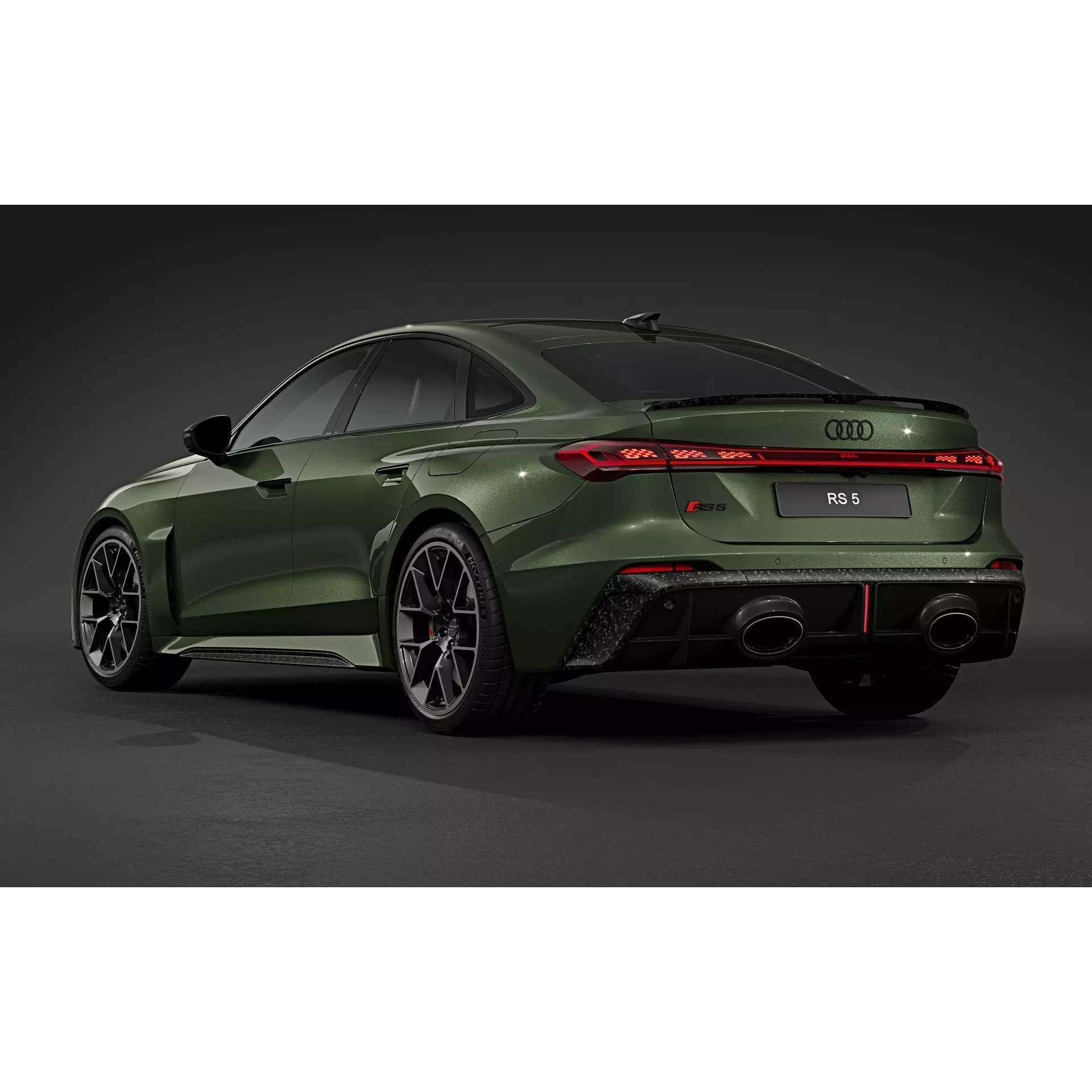 2027 Audi RS5 Sedan - High-Quality 3D Model - View 3