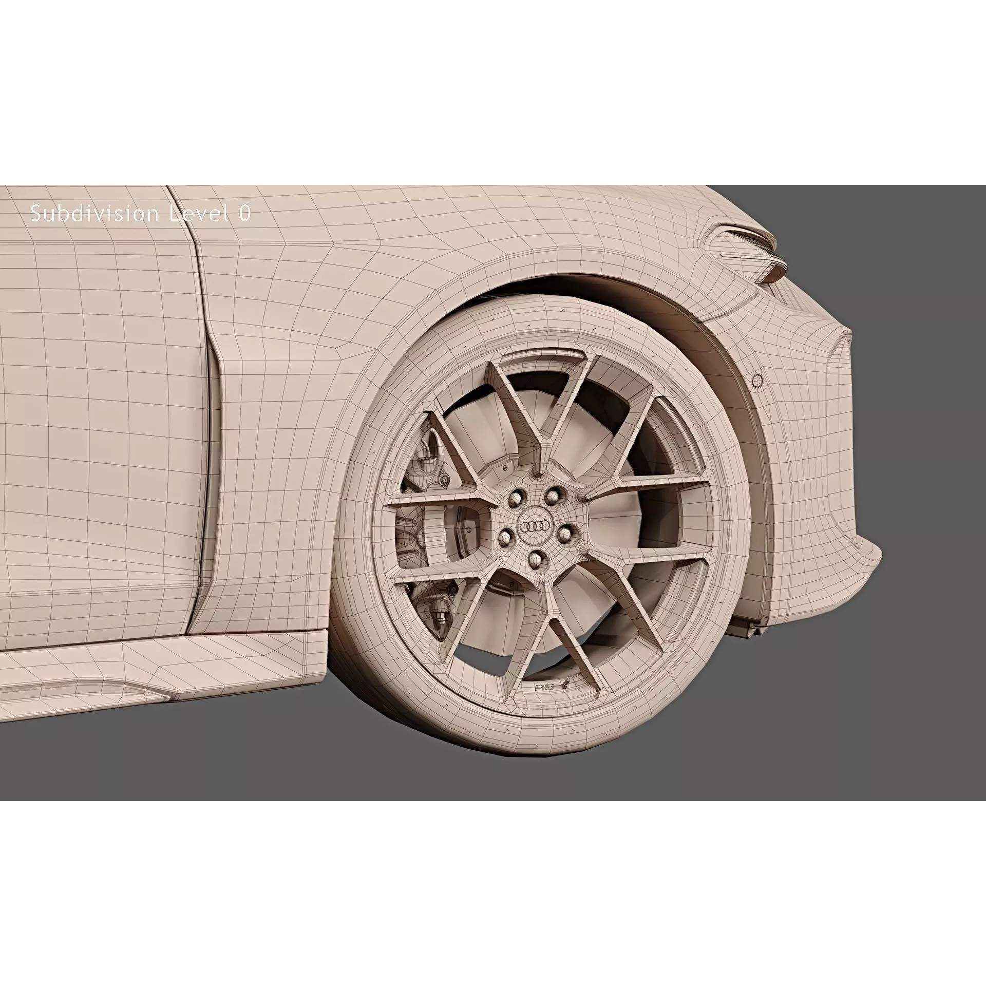 2027 Audi RS5 Sedan - High-Quality 3D Model - View 36