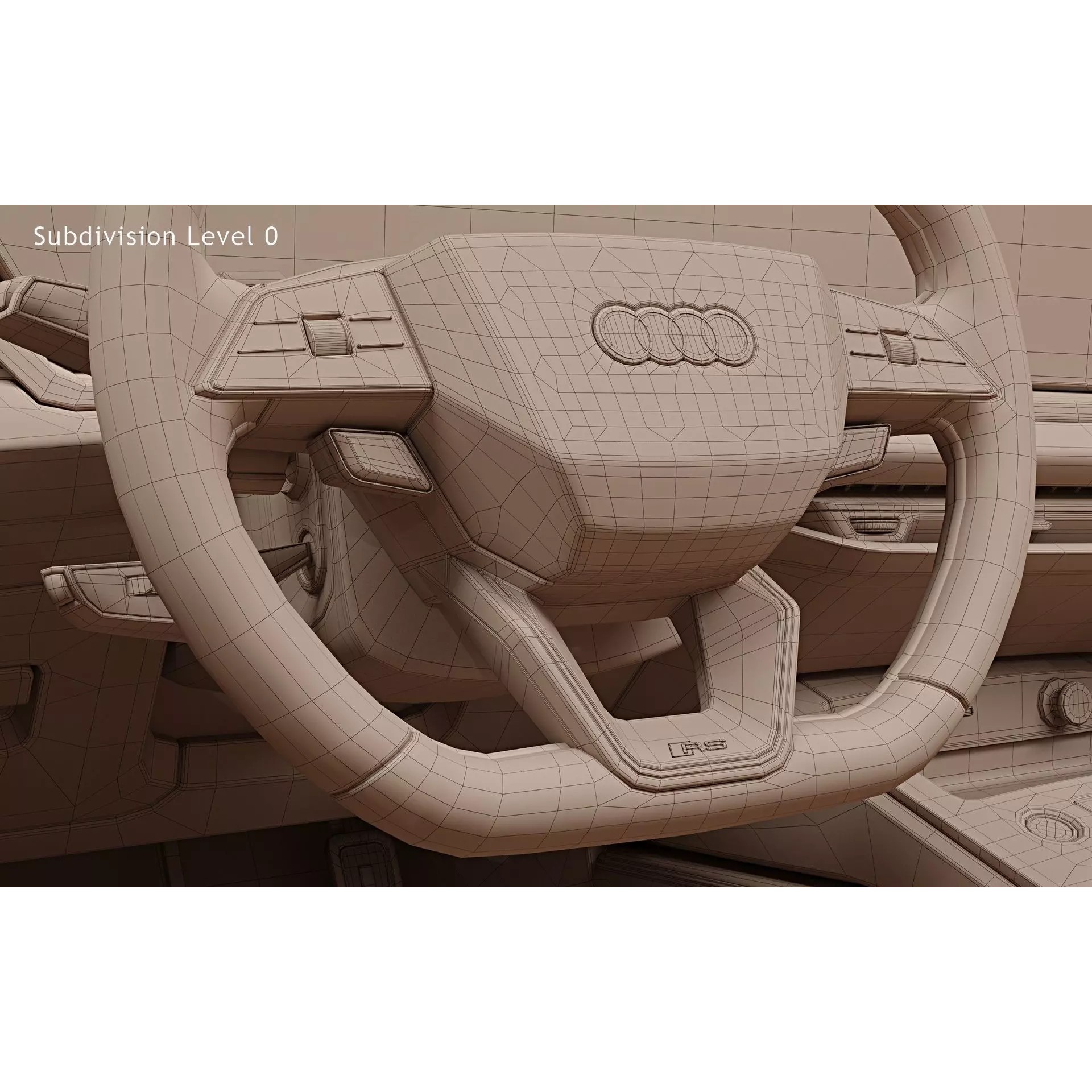 2027 Audi RS5 Sedan - High-Quality 3D Model - View 38