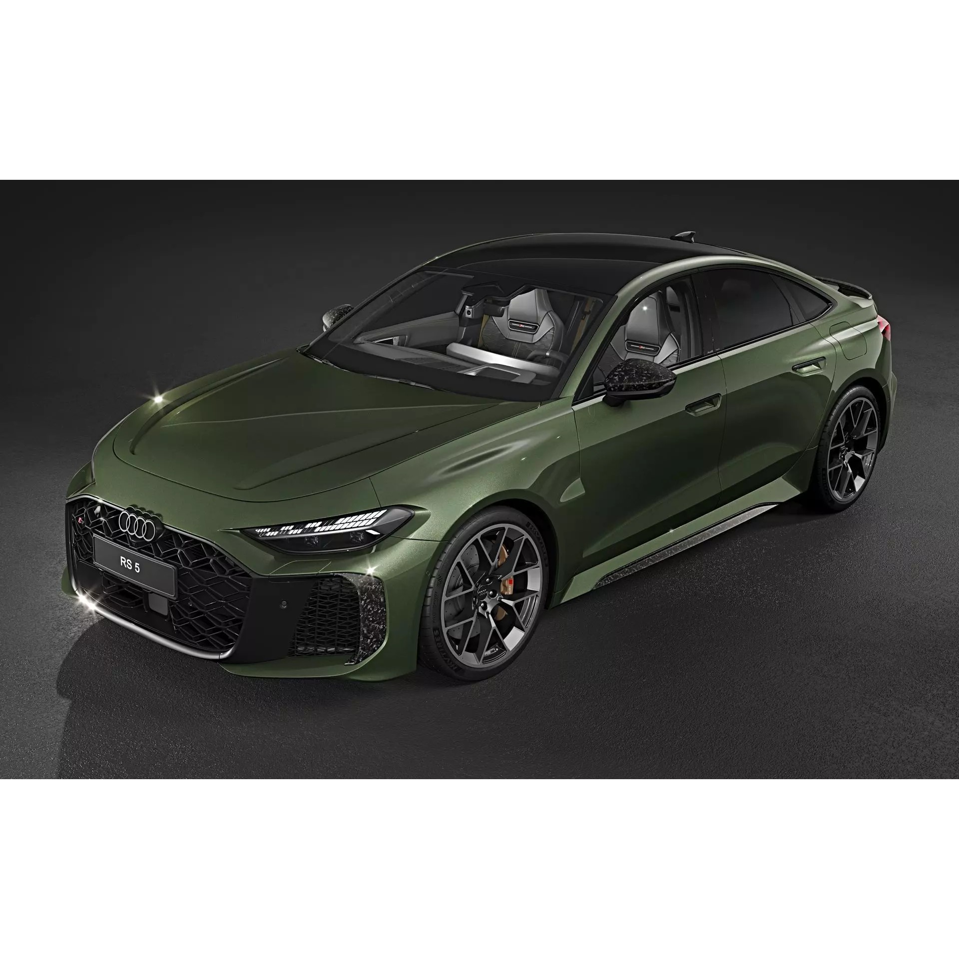 2027 Audi RS5 Sedan - High-Quality 3D Model - View 8