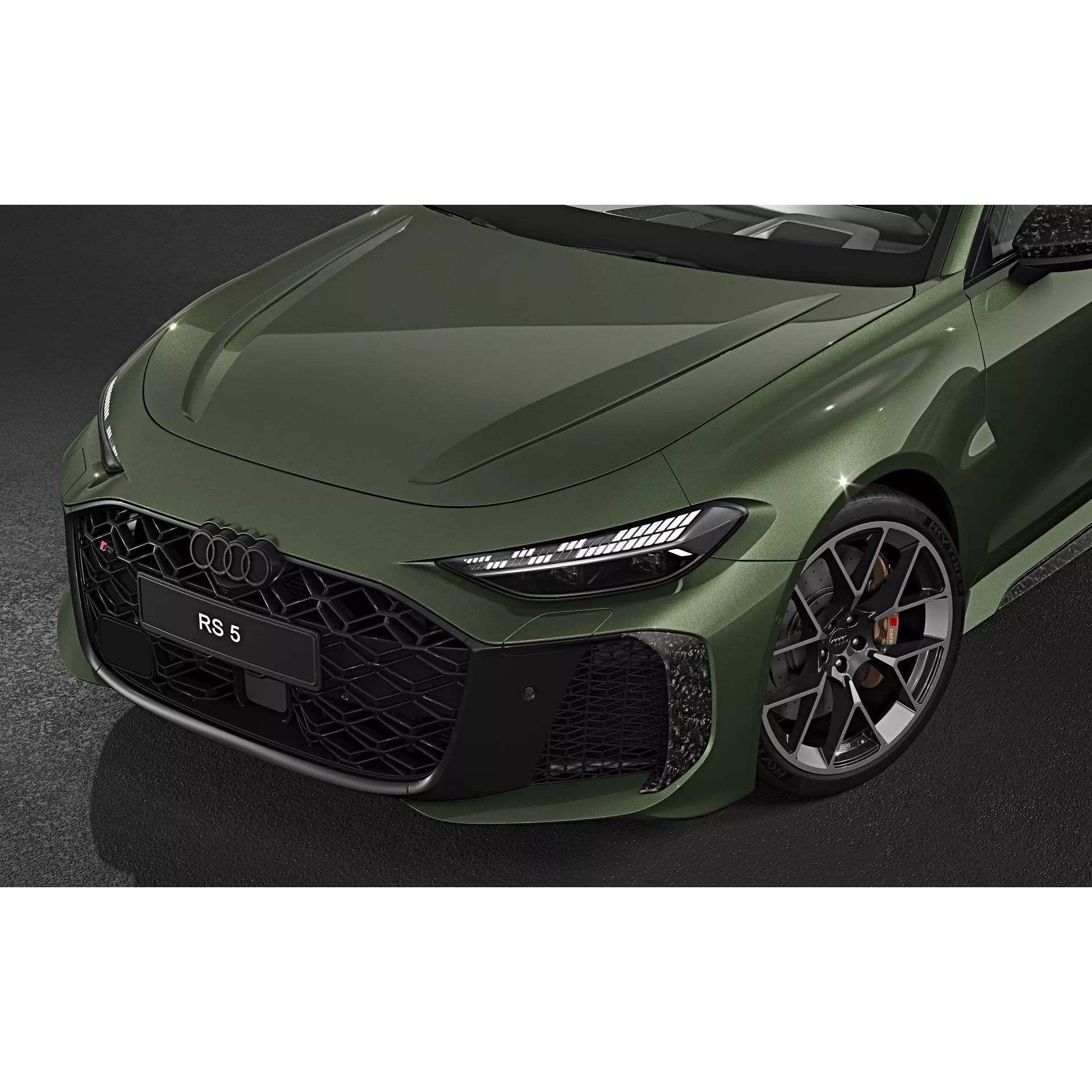 2027 Audi RS5 Sedan - High-Quality 3D Model - View 9