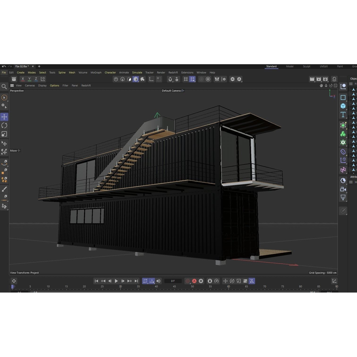 Container House - Game-Ready 3D Model - View 20