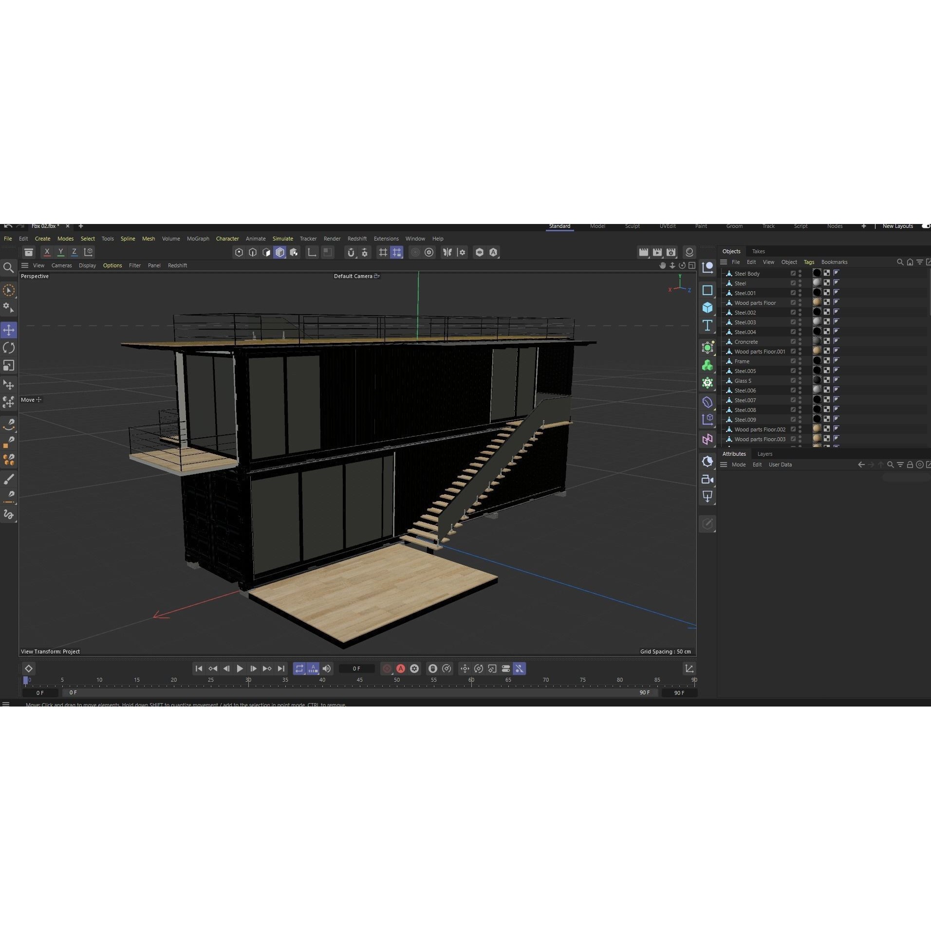 Container House - Game-Ready 3D Model - View 21