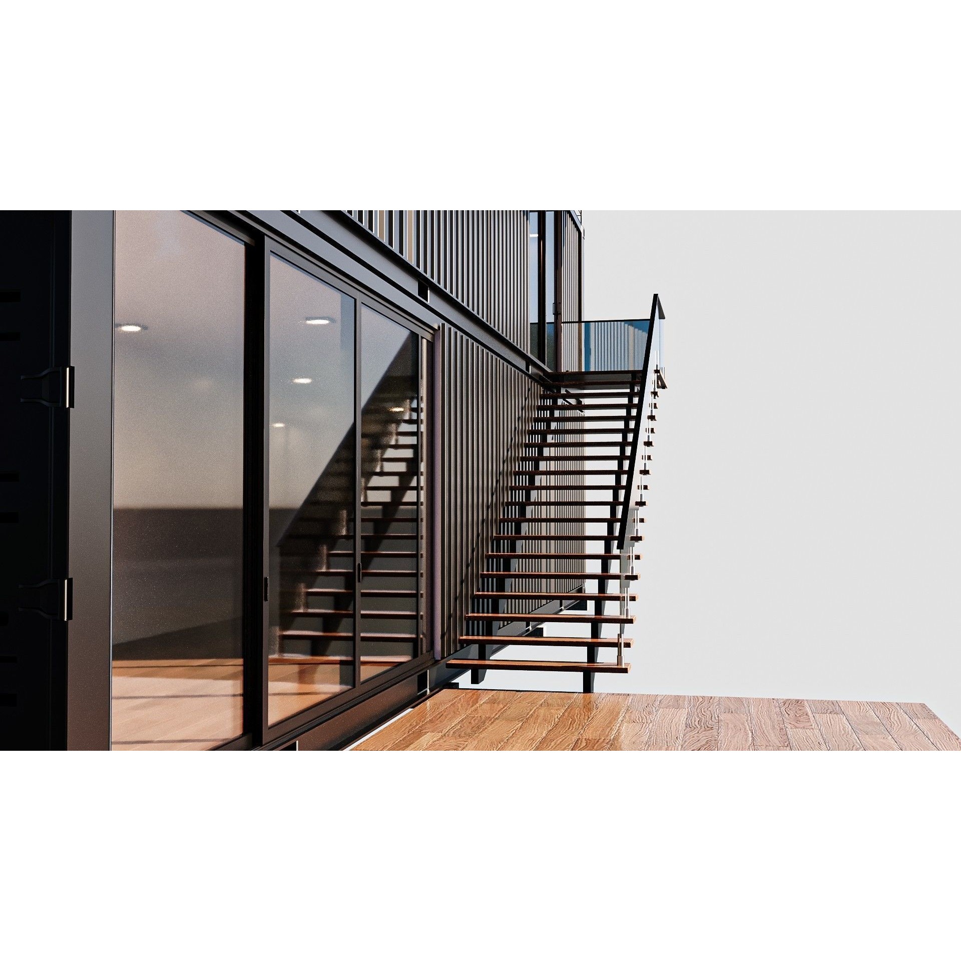 Container House - Game-Ready 3D Model - View 6