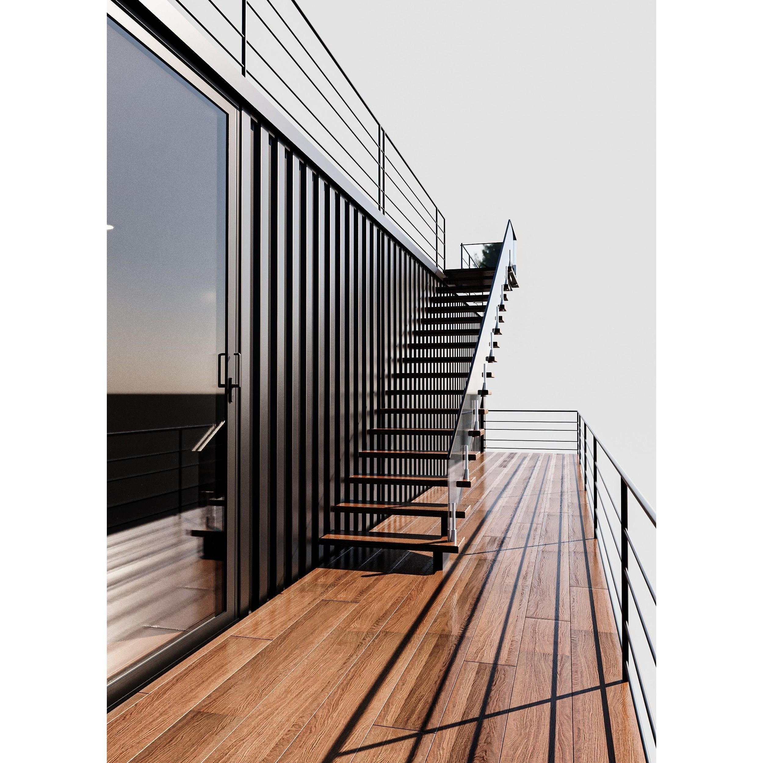 Container House - Game-Ready 3D Model - View 9