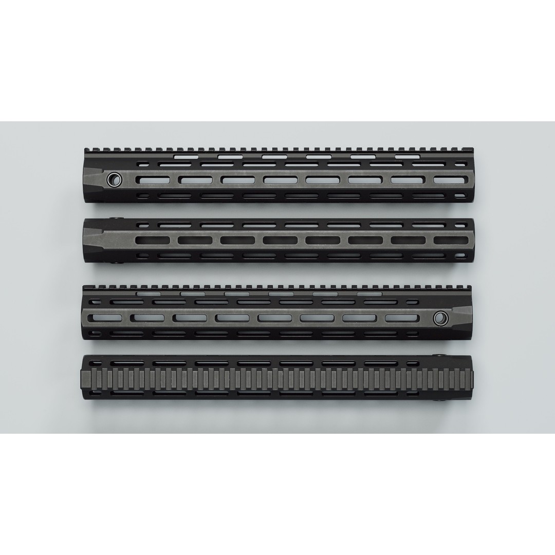 AR-15 3D Model – Low Poly URX-4 Handguards, FBX - View 20