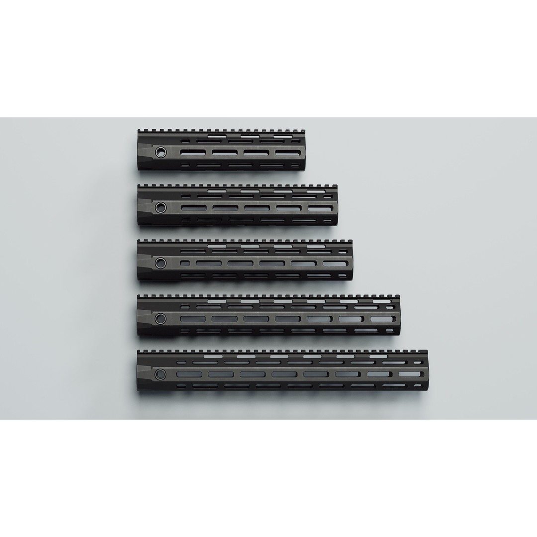 AR-15 3D Model – Low Poly URX-4 Handguards, FBX - View 5