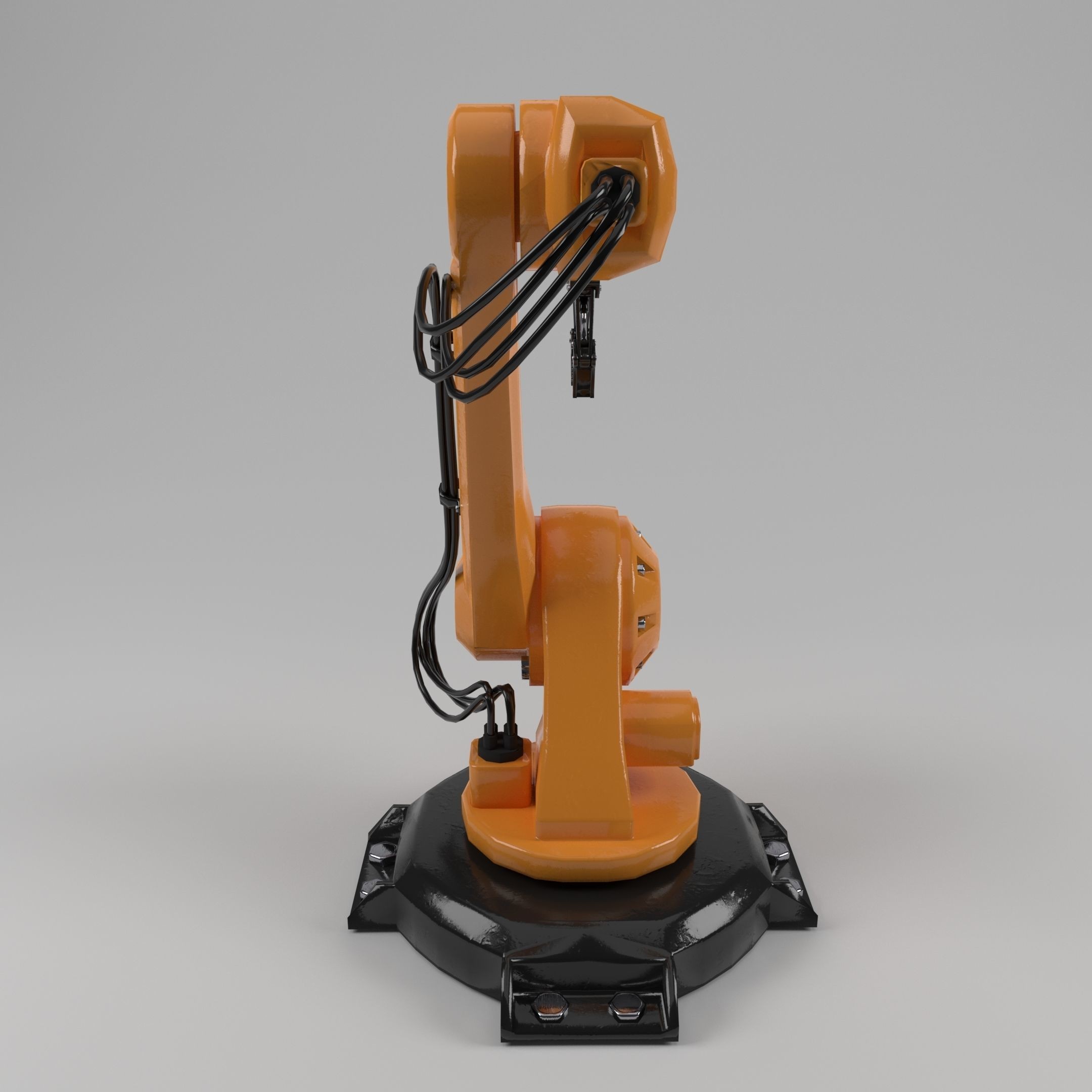 Industrial Robot Arm - Low-Poly Game-Ready 3D Model - View 7