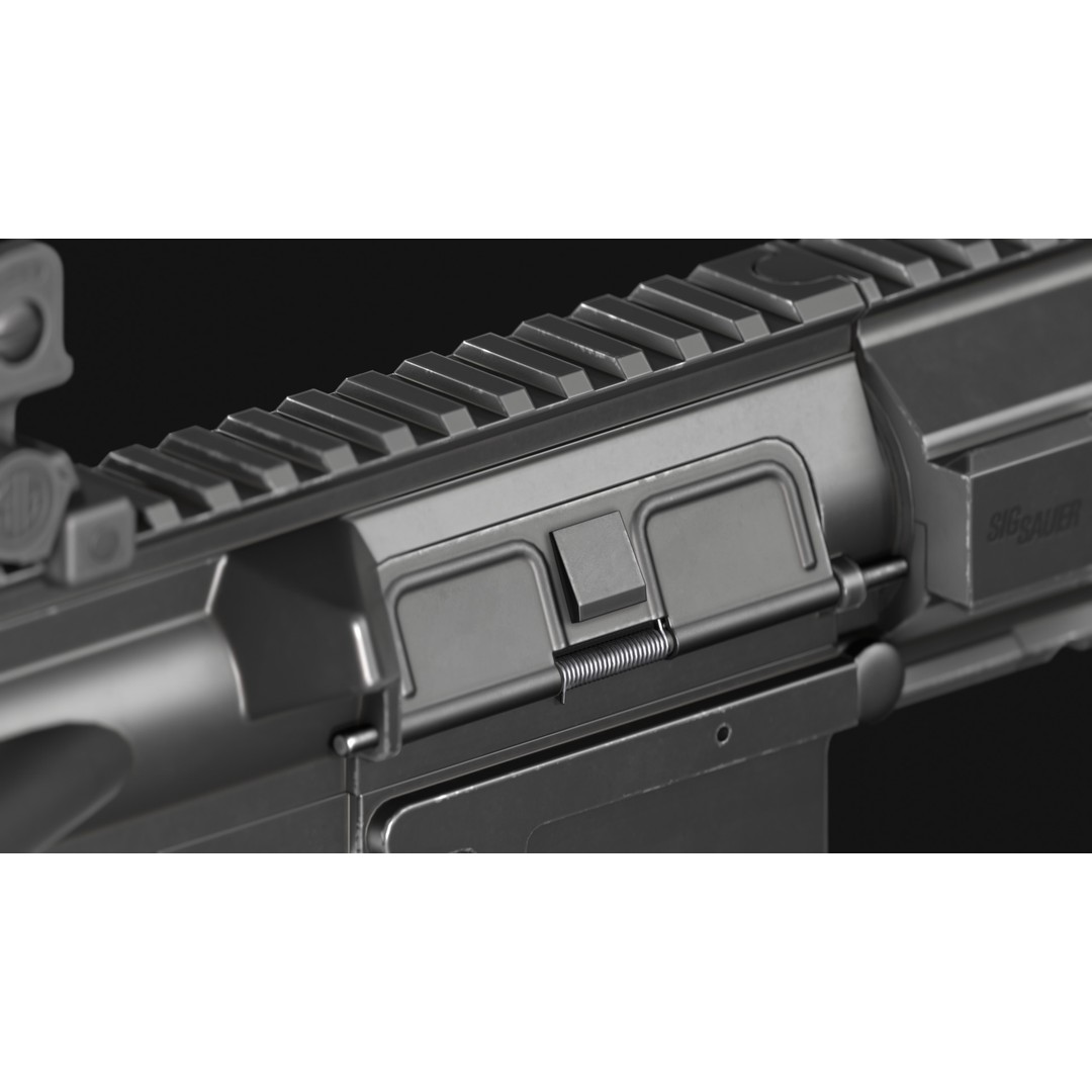 SIG Sauer SIG516 Assault Rifle 3D Model – Low Poly Game Asset, FBX - View 16