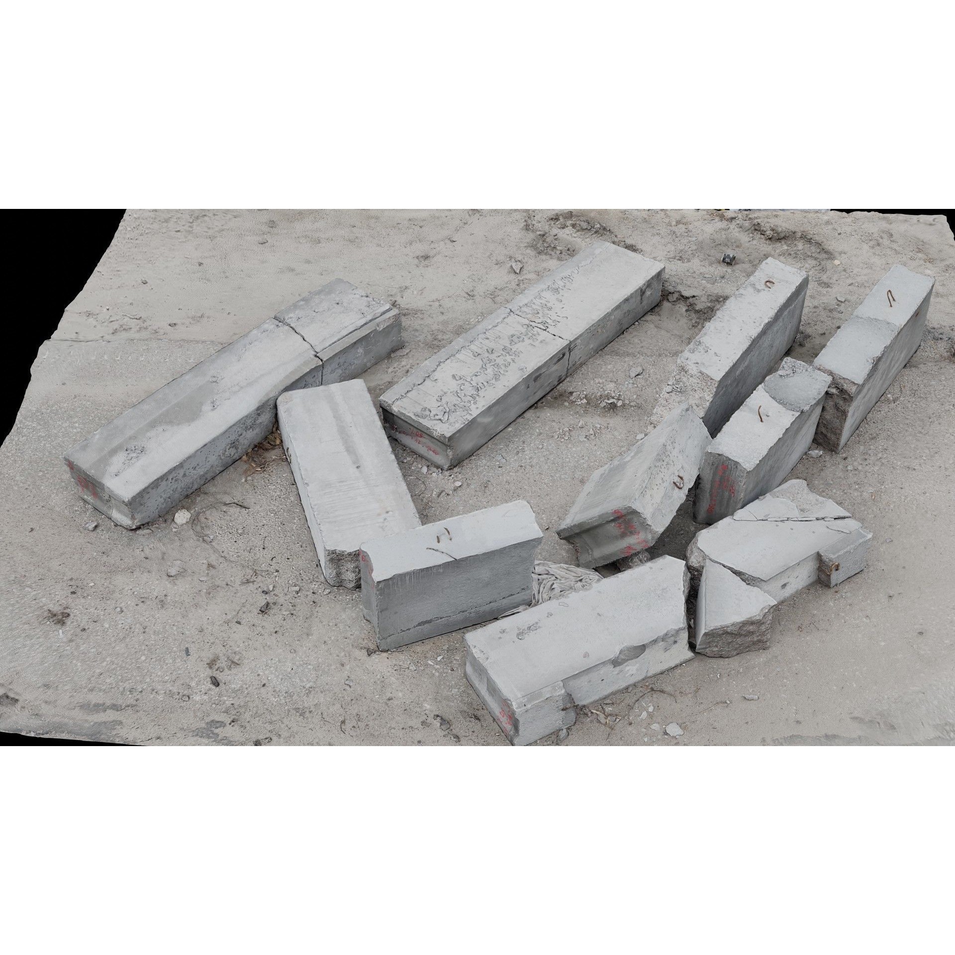 USCANS Ukraine Debris Set 4 - Low-Poly Game-Ready 3D Model - View 20