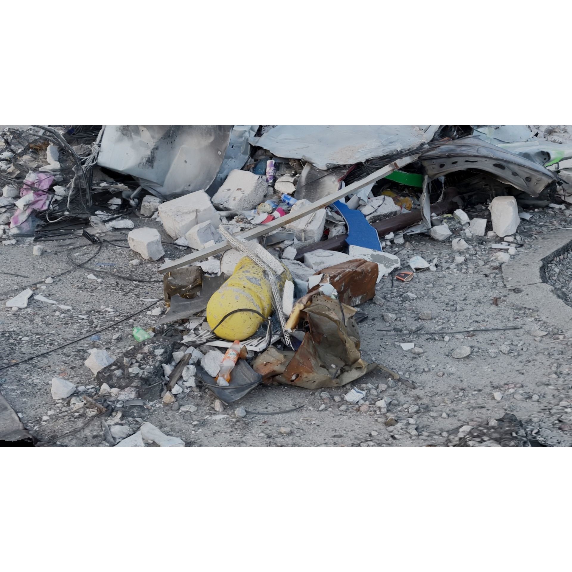 USCANS Ukraine Debris Set 4 - Low-Poly Game-Ready 3D Model - View 4