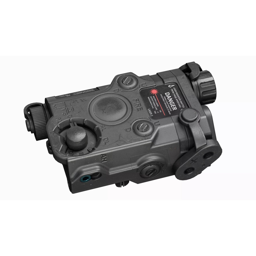Laser Sight AN-PEQ 15 3D Model – Low Poly Game Asset, FBX, PBR - View 9