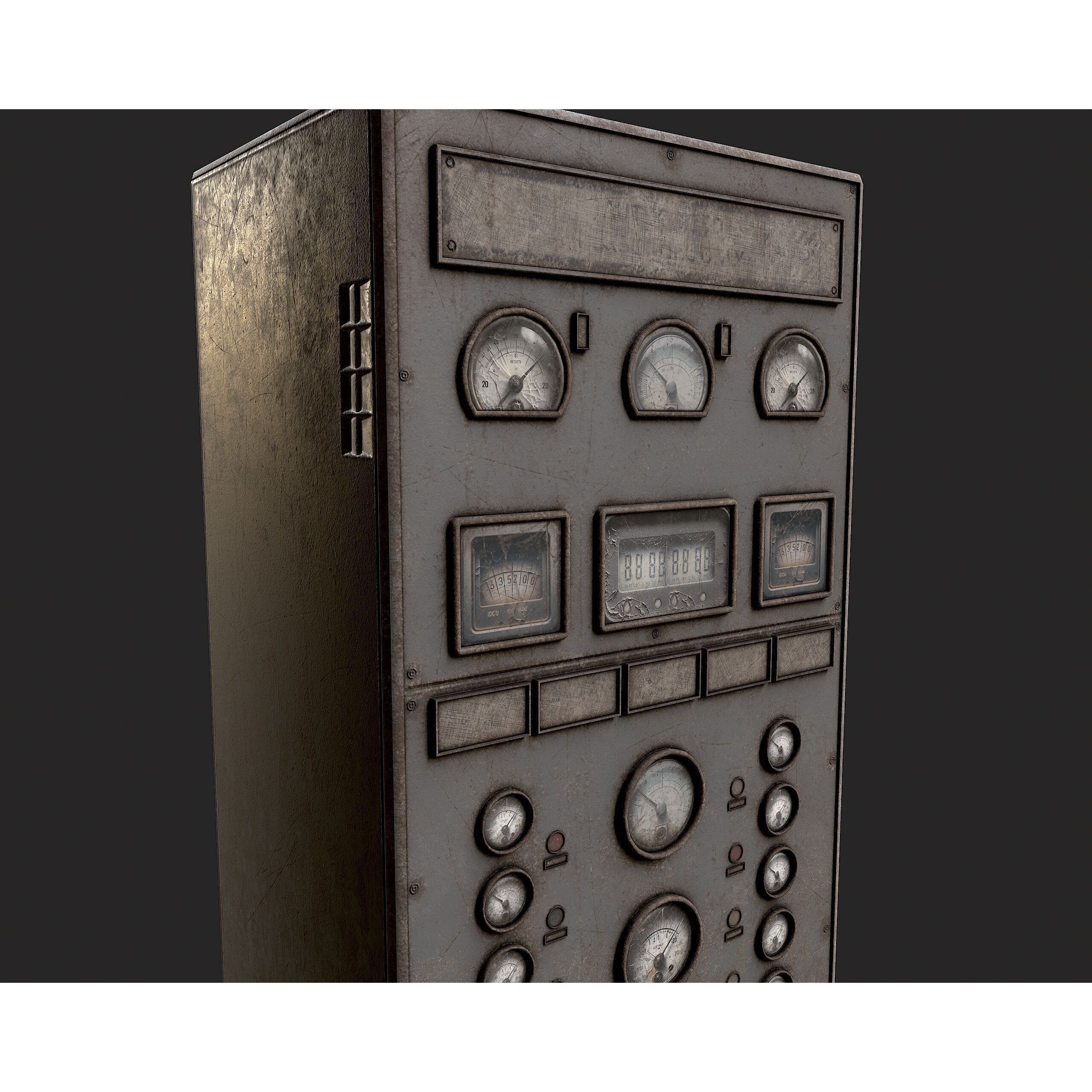 Factory Control Panels - Low-Poly Game-Ready 3D Model - View 13