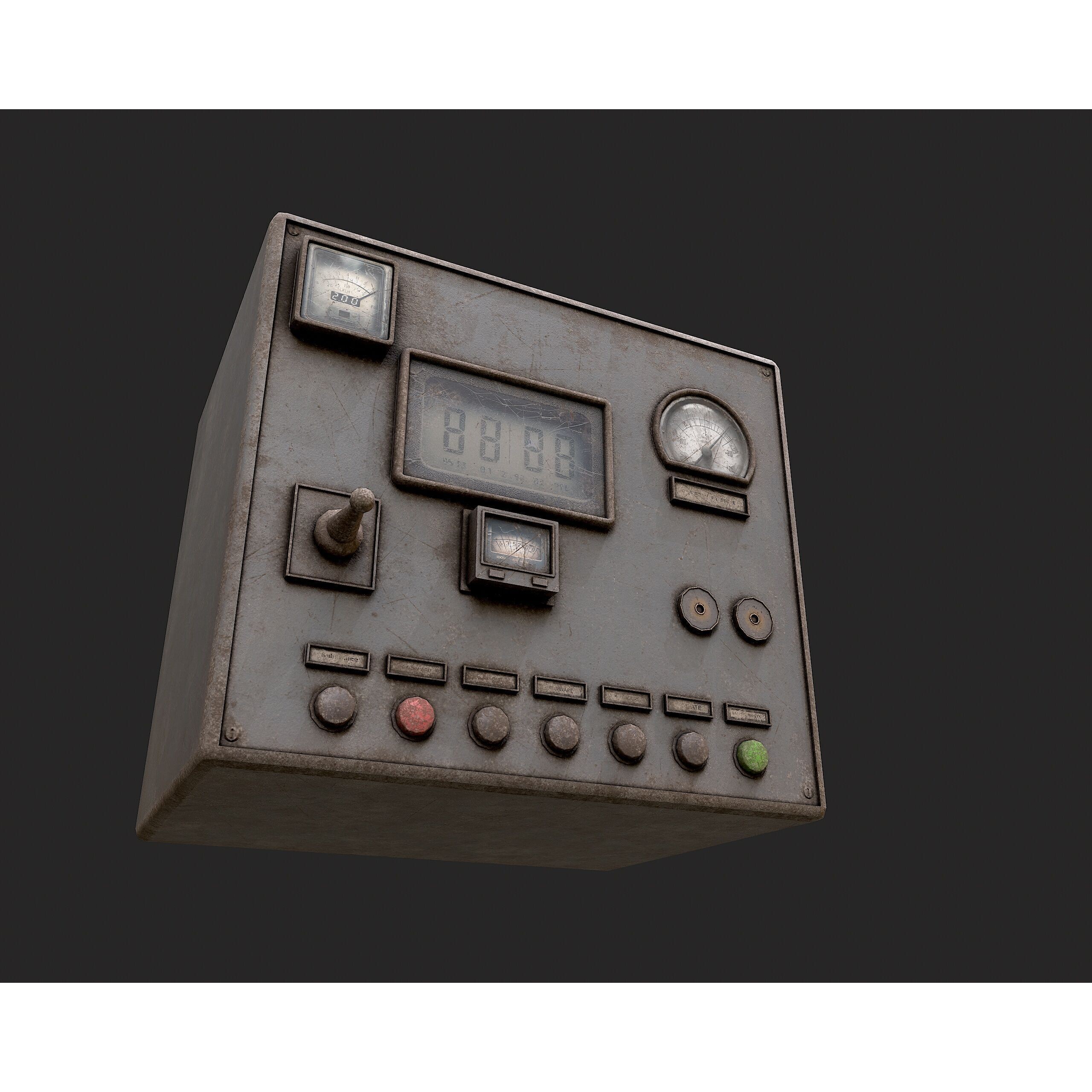 Factory Control Panels - Low-Poly Game-Ready 3D Model - View 18