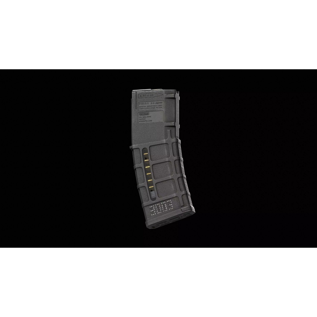 PMAG 30 Round Magazine 3D Model – Low Poly Game Asset, FBX, OBJ - View 2