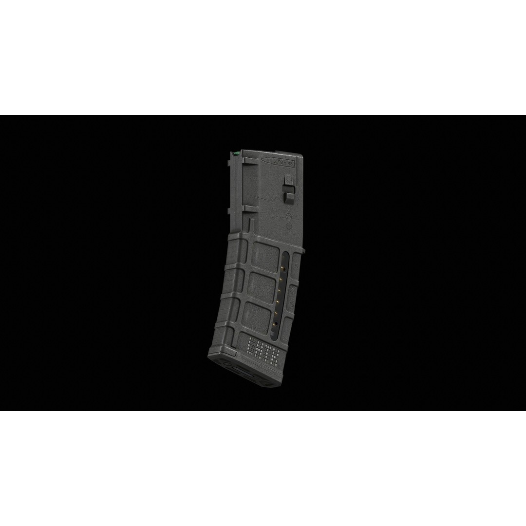 PMAG 30 Round Magazine 3D Model – Low Poly Game Asset, FBX, OBJ - View 6