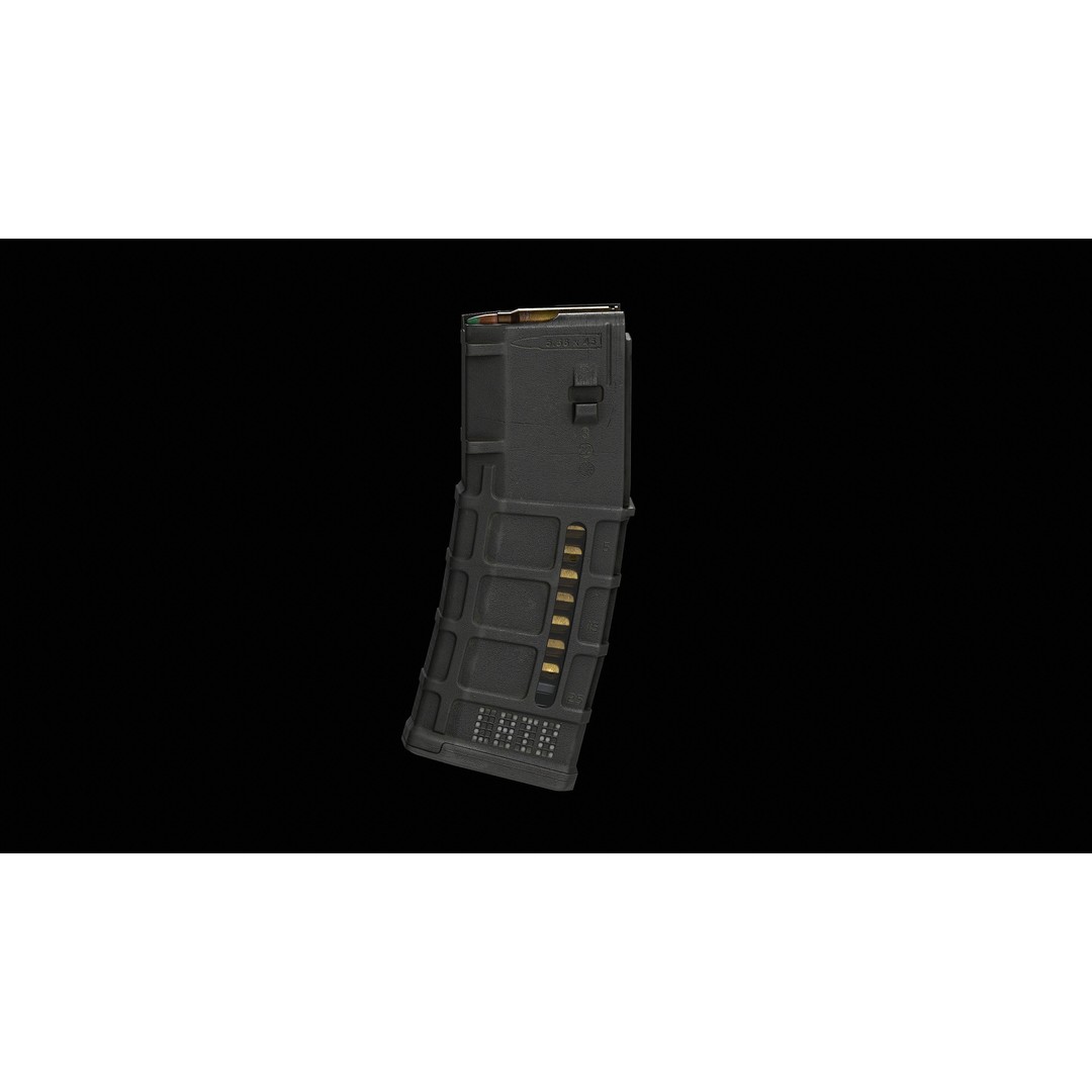 PMAG 30 Round Magazine 3D Model – Low Poly Game Asset, FBX, OBJ - View 7