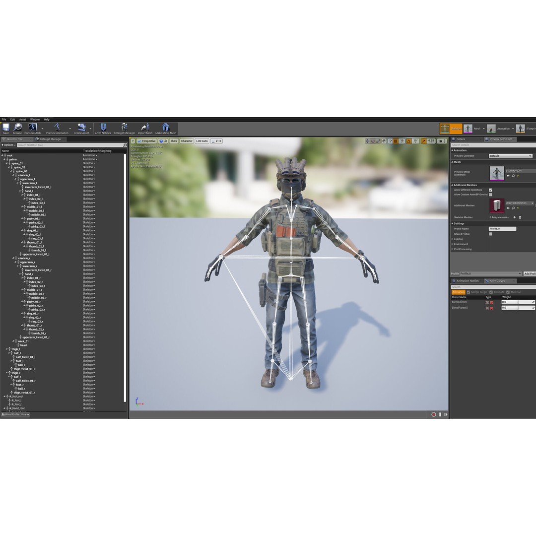 PMC Soldier V2 3D Model – Low Poly Rigged Character with PBR Textures - View 14