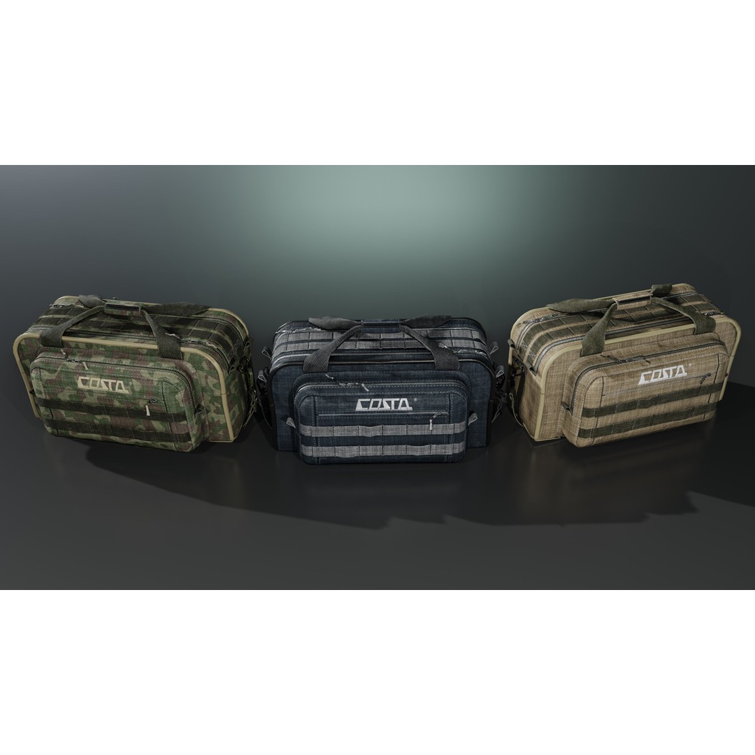 Camping Bag 3D Model – Low Poly Game Asset, PBR Textures, FBX