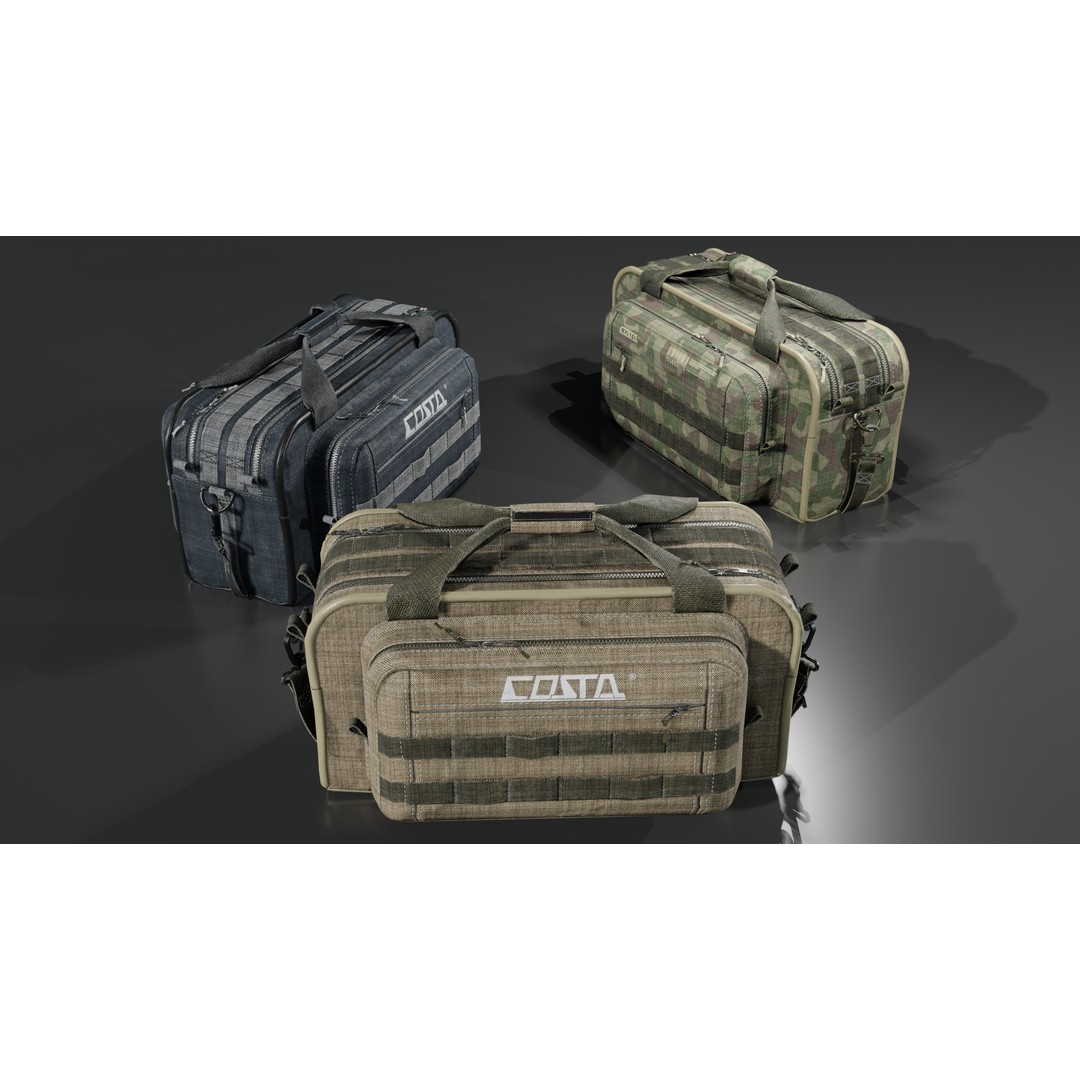 Camping Bag 3D Model – Low Poly Game Asset, PBR Textures, FBX - View 11