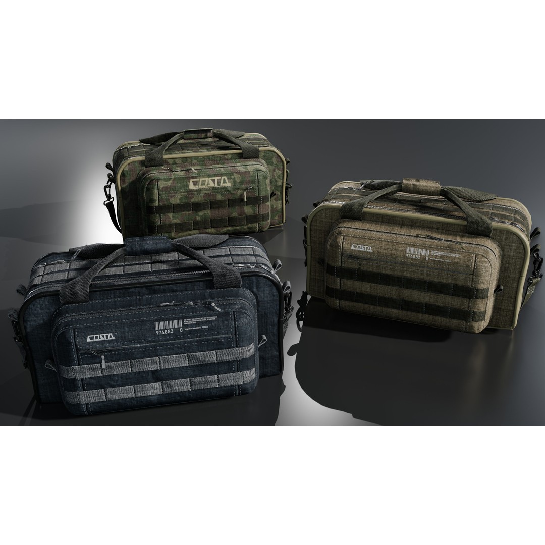 Camping Bag 3D Model – Low Poly Game Asset, PBR Textures, FBX - View 5