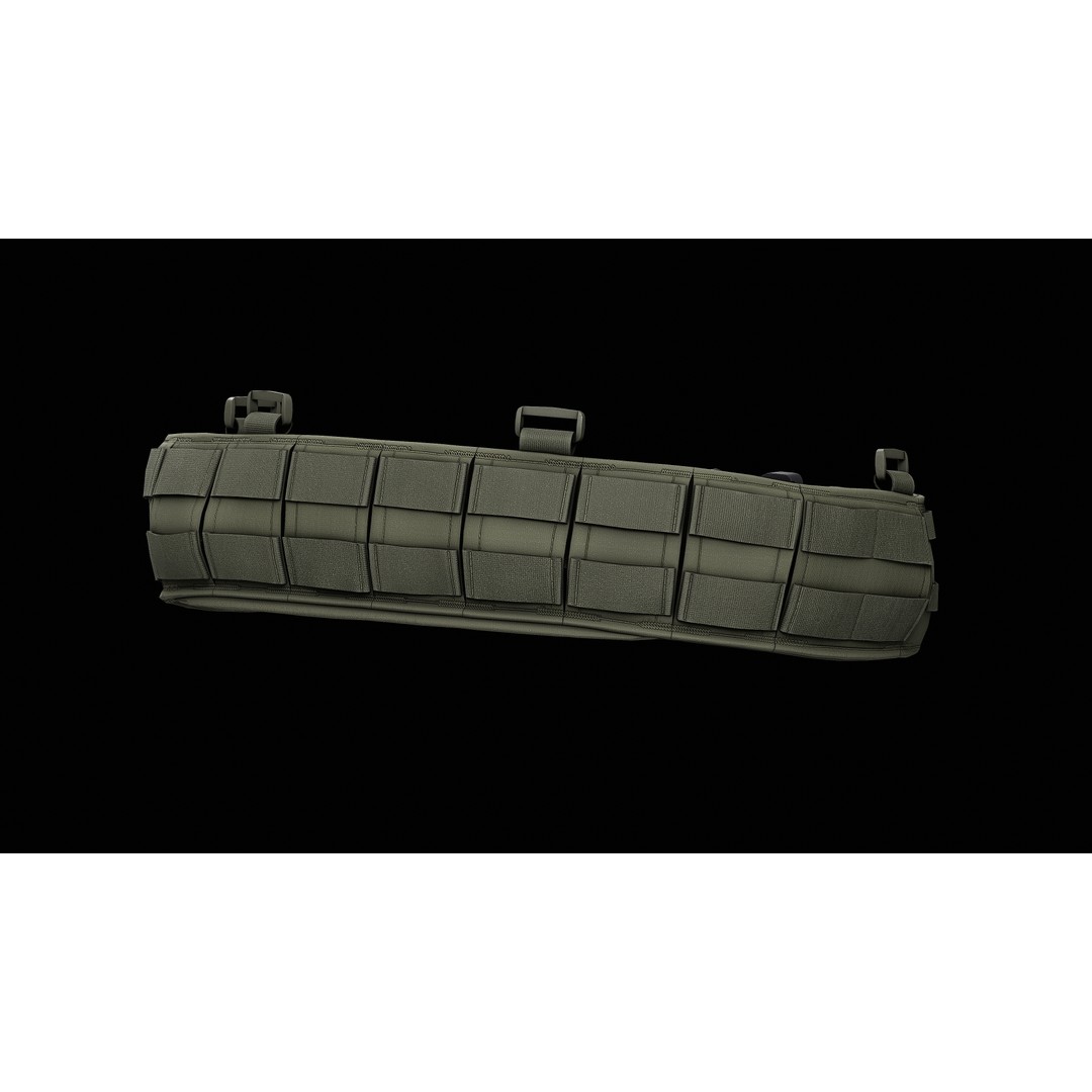 TYR Tactical Gunfighter MAB Belt 3D Model – Low Poly Game Asset, FBX, OBJ - View 10