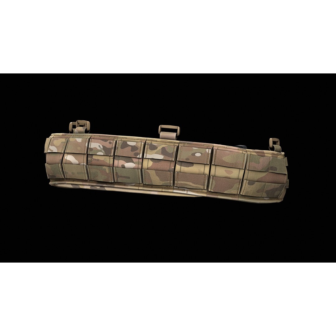 TYR Tactical Gunfighter MAB Belt 3D Model – Low Poly Game Asset, FBX, OBJ - View 14
