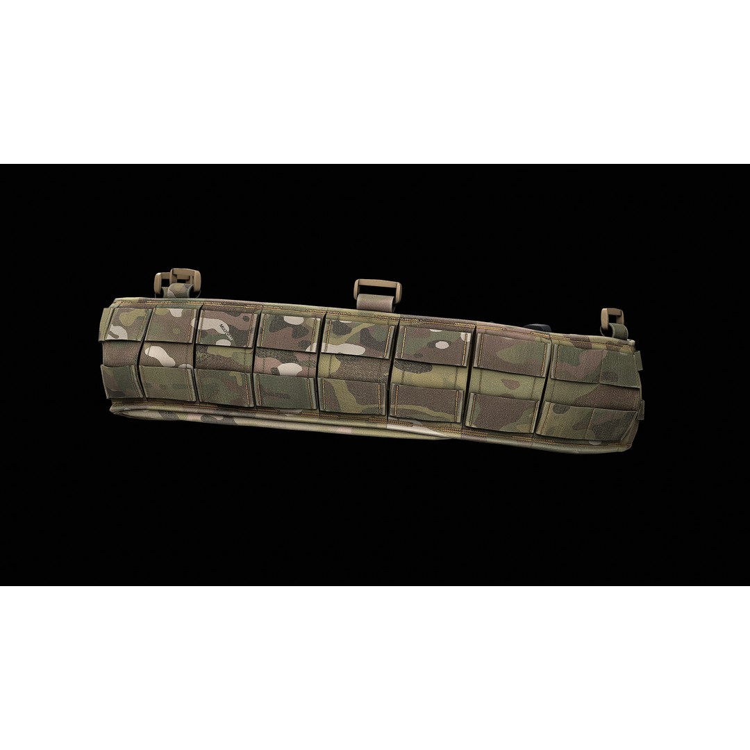 TYR Tactical Gunfighter MAB Belt 3D Model – Low Poly Game Asset, FBX, OBJ - View 15