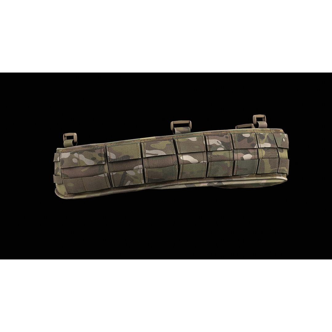 TYR Tactical Gunfighter MAB Belt 3D Model – Low Poly Game Asset, FBX, OBJ - View 16