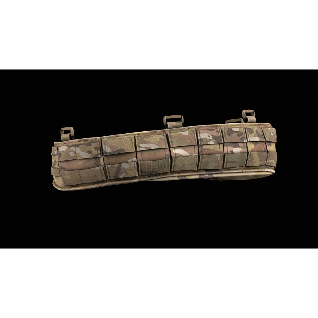 TYR Tactical Gunfighter MAB Belt 3D Model – Low Poly Game Asset, FBX, OBJ - View 17