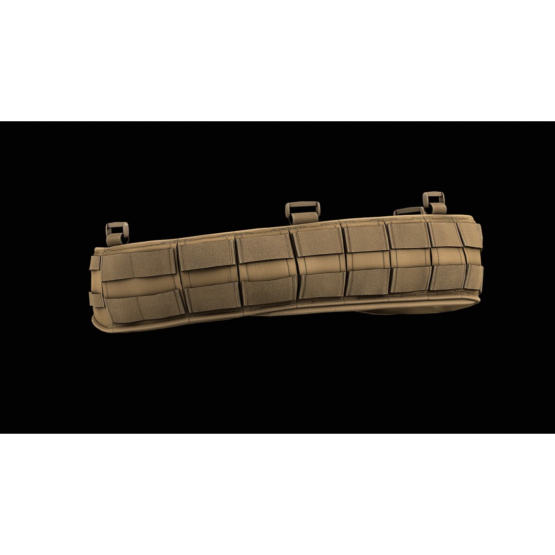 TYR Tactical Gunfighter MAB Belt 3D Model – Low Poly Game Asset, FBX, OBJ - View 19